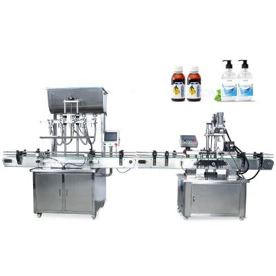 Manufacturer Direct Sale Automatic Pneumatic Bottle Filling and Capping Machine for Juice, Honey, E-liquid, Essential Oil