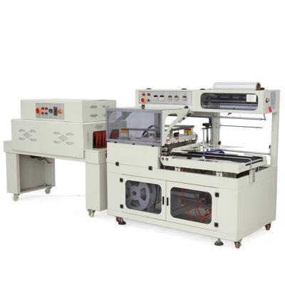Automatic POF wrapping cutting thermal shrinking machine, shrink heat tunnel packaging machine for small box carton