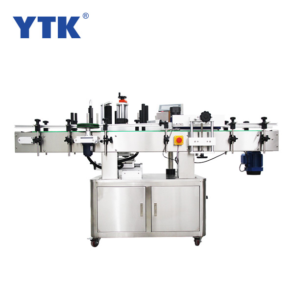 YTK-220 Automatic vertical labeling machine for round and label bottles tapered objects can be customized can increase the printer