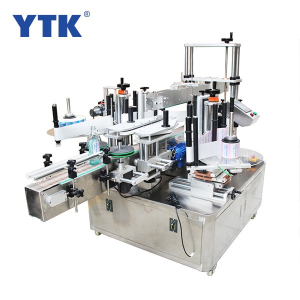 YTK-600 automatic double sides labeling machine high speed servo motor double-sided label machine 