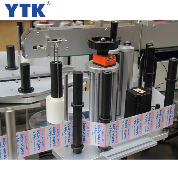 YTK-600 automatic double sides labeling machine high speed servo motor double-sided label machine 