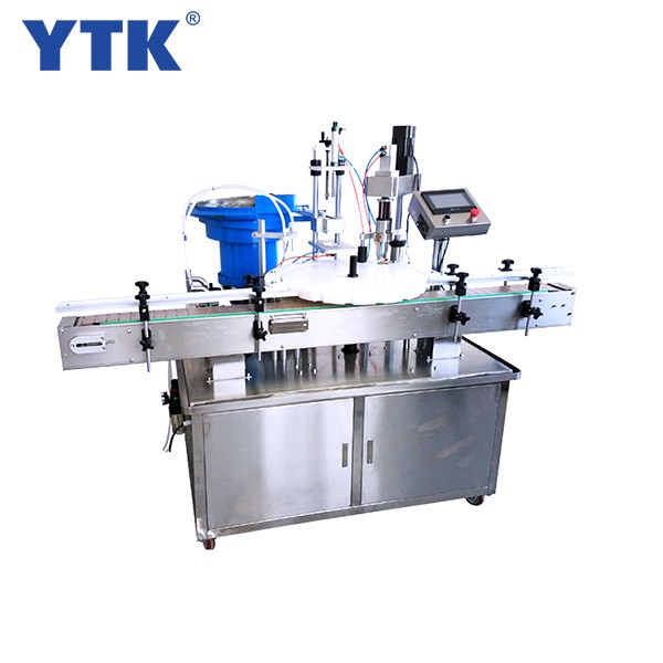 Automatic carousel filling capping machine