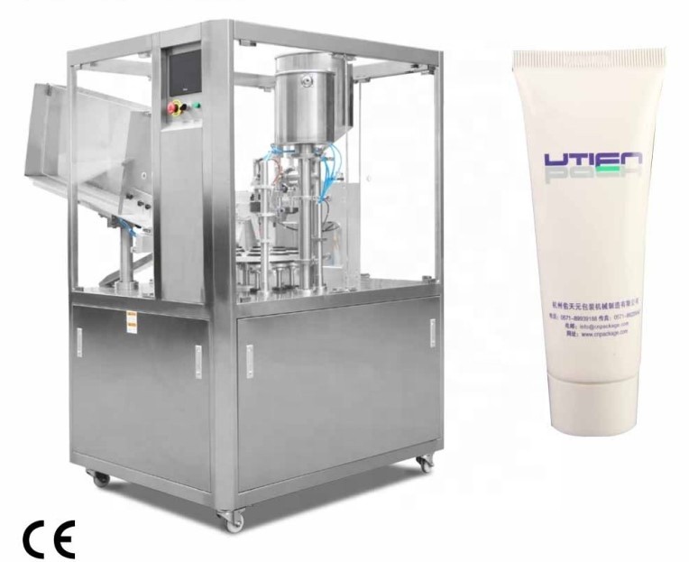 YTK brand automatic ultrasonic plastic toothpaste, cream tube filling and sealing machine 