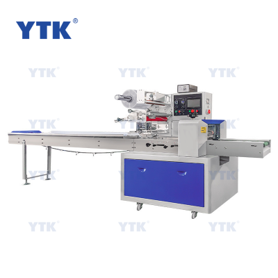 YTK-BP350 Horizontal Pillow Bag Packing Machine for Cookies Cakes Vegetables Hardware,Spare Parts,Tissues