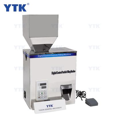 5-500g Dosing Machine Powder Particles Weighing Filling Machine with Double Vibration and Discharge Sensor Foot Pedal