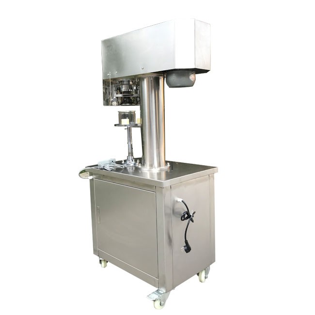 YTK-100 Vertical Tin Can Sealing Machine Milk Powder Can Canning Machine Sealer