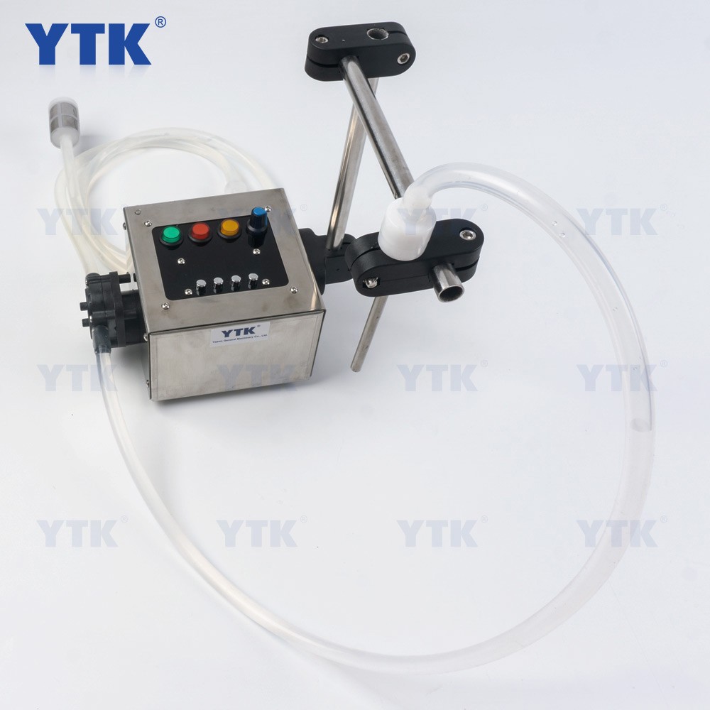 YTK-360S Small Perfume Juice Essential Oil Gear Pump Liquid Filling Machine