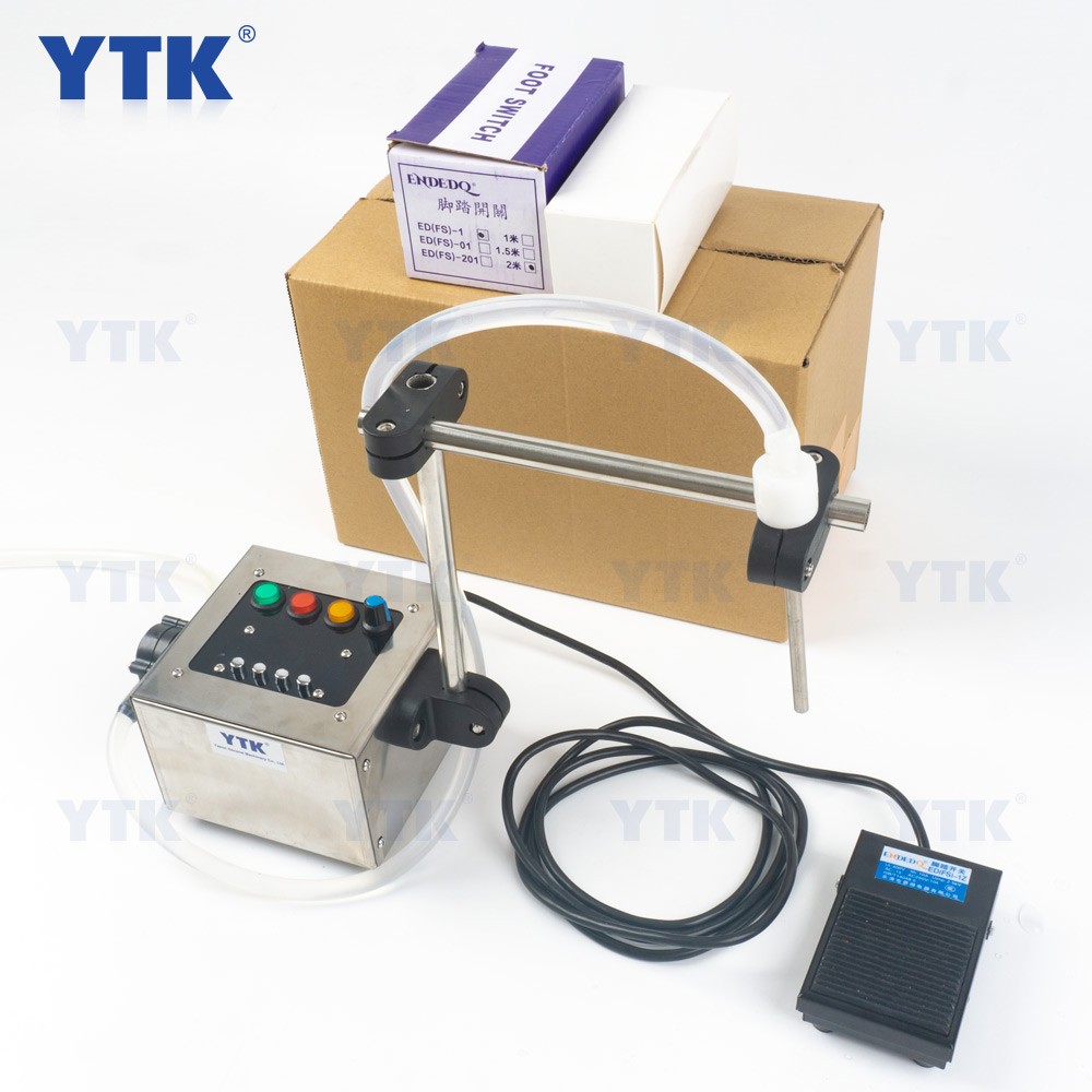 YTK-360S Small Perfume Juice Essential Oil Gear Pump Liquid Filling Machine
