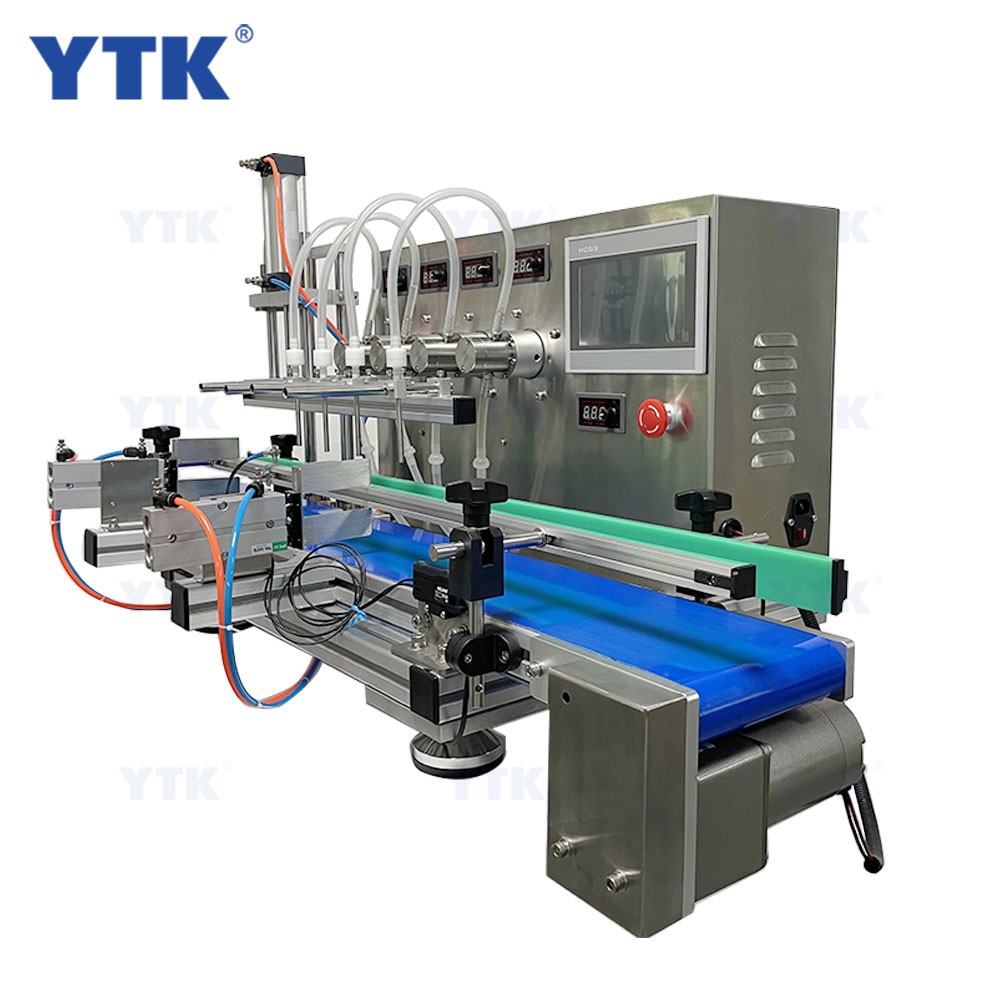 YTK 4MPF Automatic Tabletop Magnetic Pump Liquid Filling Machine for Bottles
