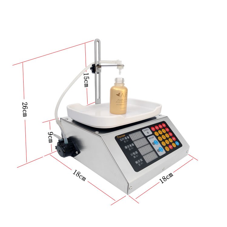 YTK-M90 High Accuracy Automatic Weigh Liquid Filling Machine with Peristaltic Pump