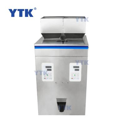Double Heads 2-200g Quantitative Dosing Powder Weighing and Filling Machine for Particles Dry Powder