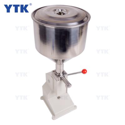 10-100ml Manual Liquid Thick Honey Paste Filling Machine with 10L Hopper